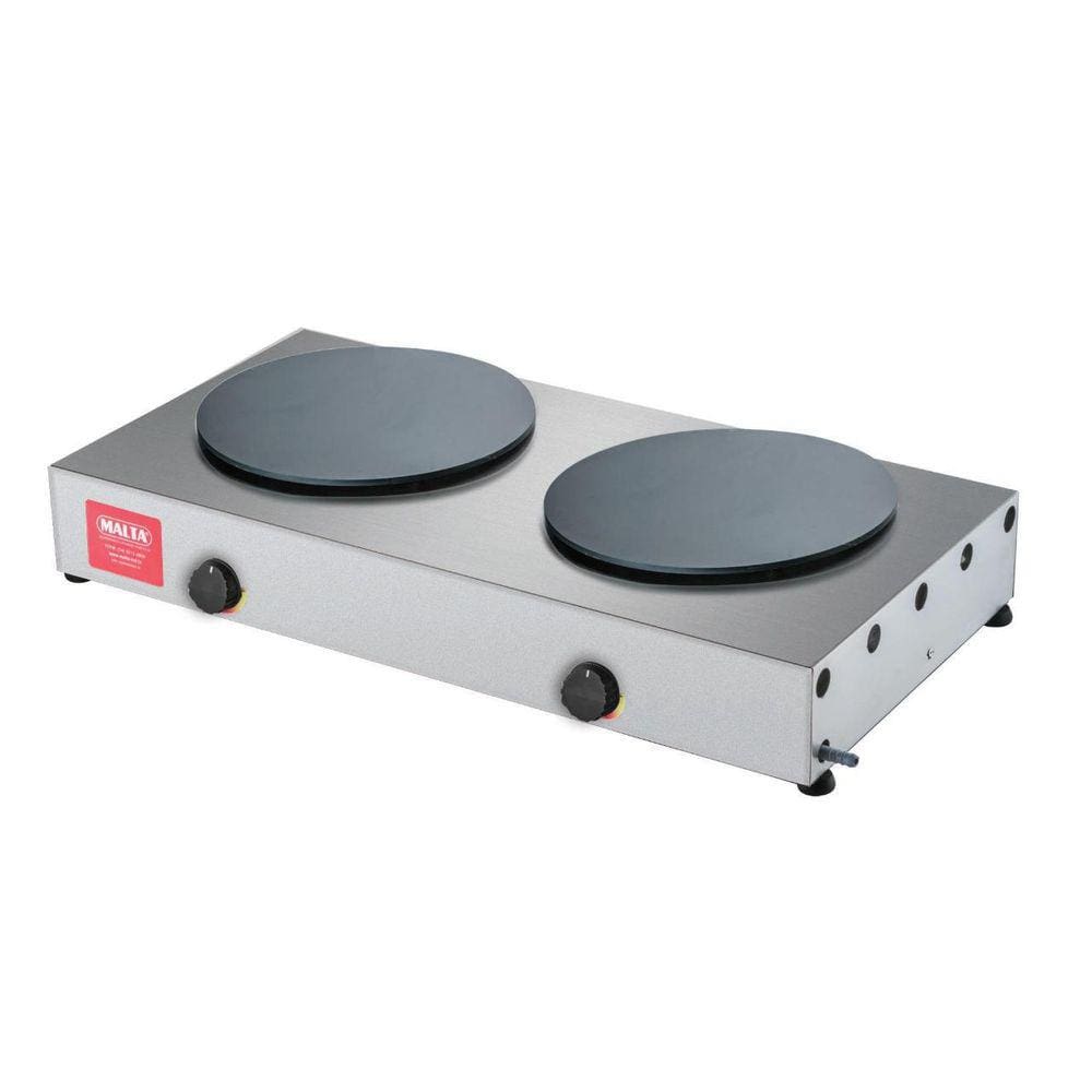 Chapa Crepe Francês À Gás Malta Dupla Redonda