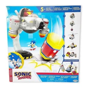 Figura Articulada - Sonic Giant Eggman Robot Battle Set - Vermelho