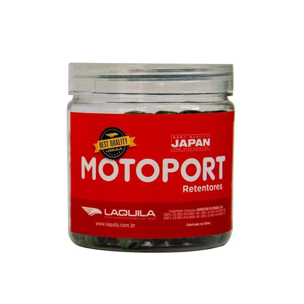 Retentor Valvula (pote C/ 250pcs-verde) Motoport Cg 150