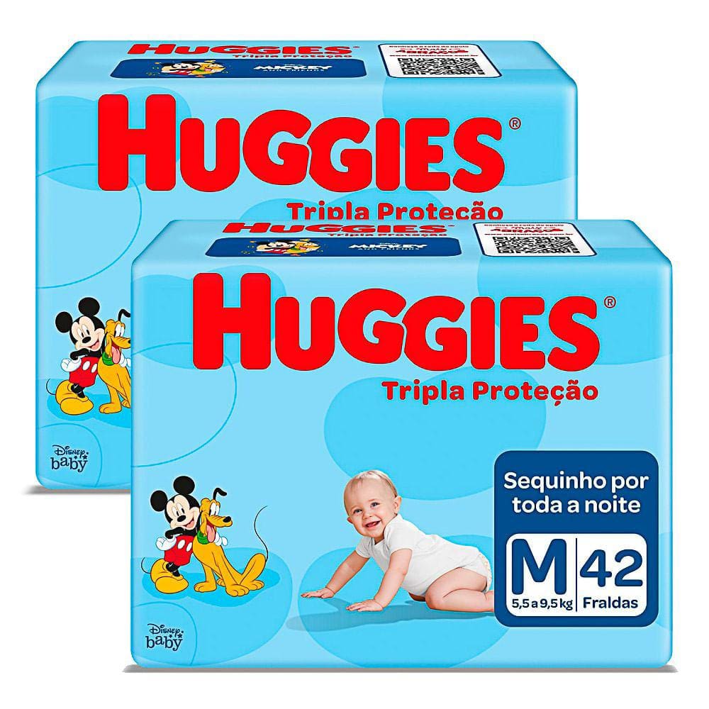 Fralda huggies kit xg pacote azul | Casas Bahia