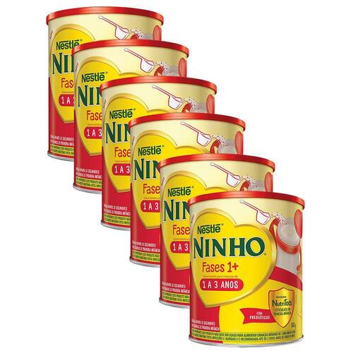 Kit 6X 800g Ninho Fases 1+ Fórmula Infantil