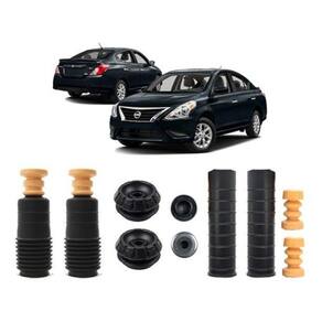 Kit 2 Coxim Dianteiro Batente Traseiro Versa 11 2 2013