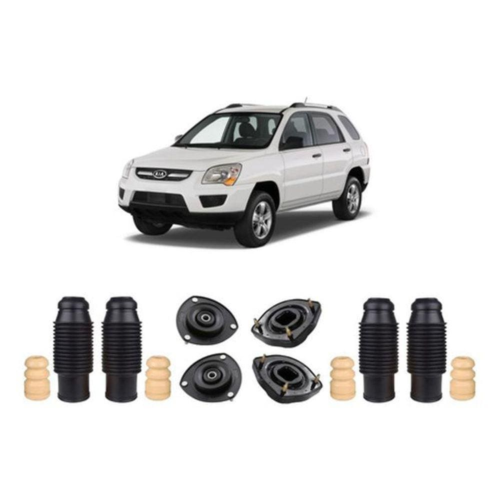 Kit 4 Coxim Batente Sportage 2005 2006 07