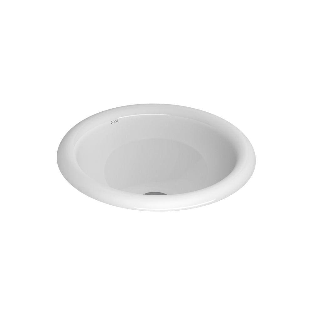 Cuba de Sobrepor Deca 31x31 L.50.17 Redonda Branca