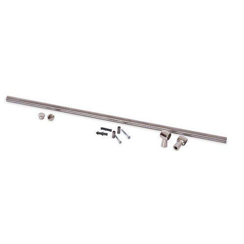 Barra Tubular 45 cm cozinha Aço Cromado Jomer