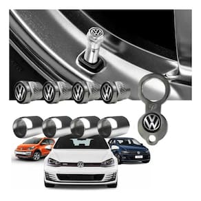 Bico Pneu Cromado Roda Válvula Antifurto Volkswagen - Metal