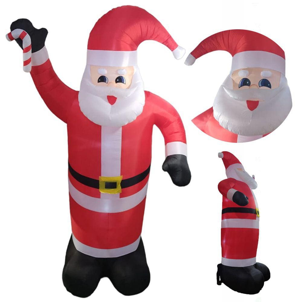 Papai Noel Inflavel 5 Metros Altura Decoraçao Natal Gigante Natalino