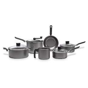 Jogo De Panelas 6 Peças Com Pipoqueira Garlic Grafite Brinox