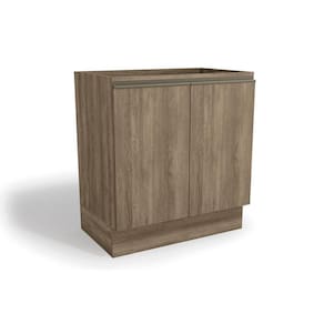 Módulo Cozinha Kappesberg Maxxi G744 2 Portas s/ Tampo Nogal