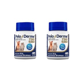 Pelo E Derme 750 30 Capsulas Kit Com 2 Unidades