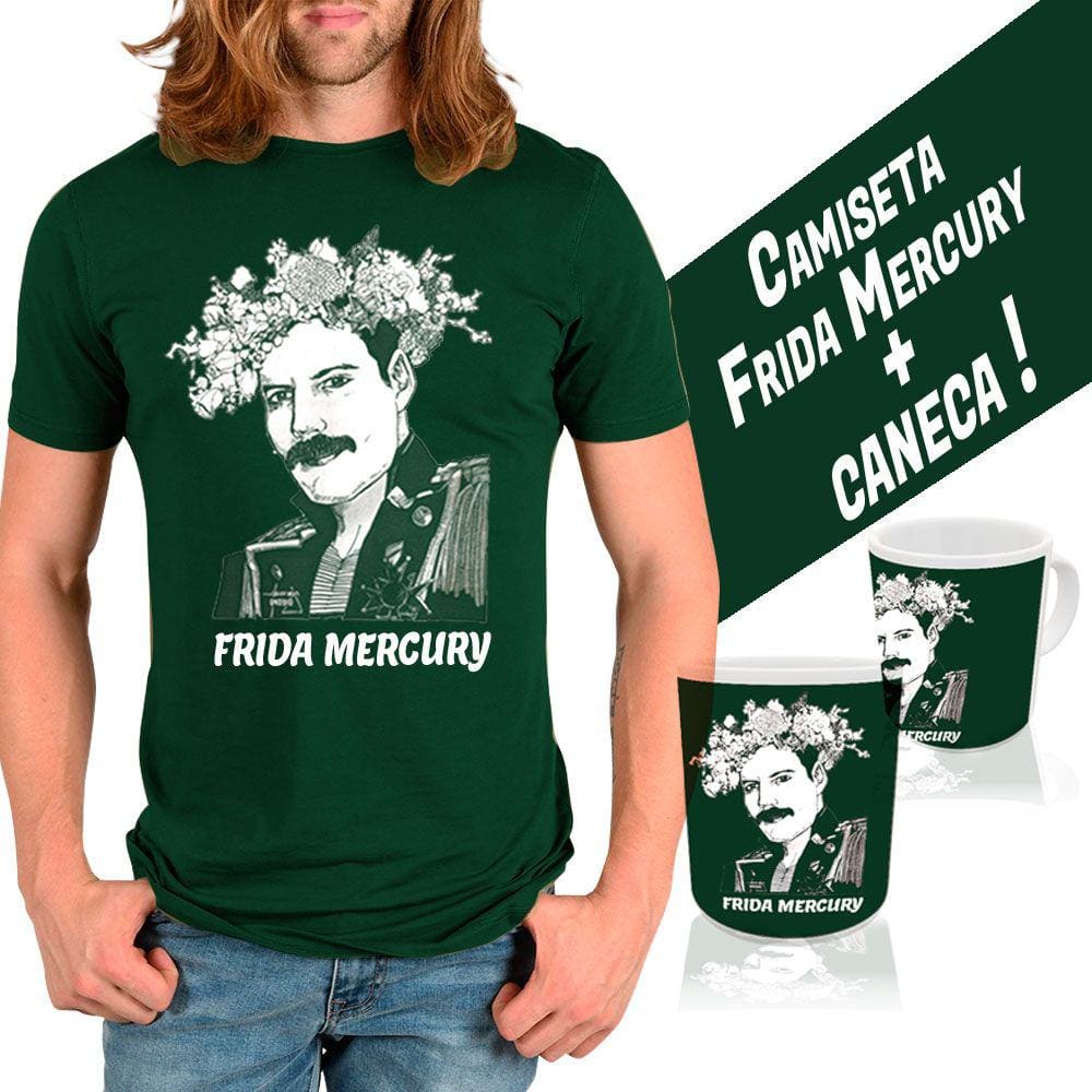 Camiseta camisa Freddie Frida Mercury estampa exclsuiva, unissex