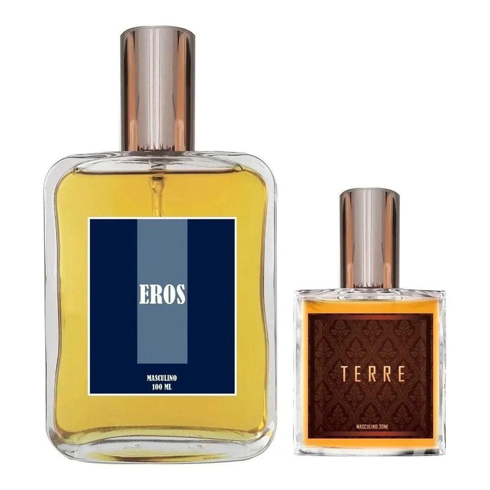 Perfume Masculino Eros 100Ml + Terre 30Ml