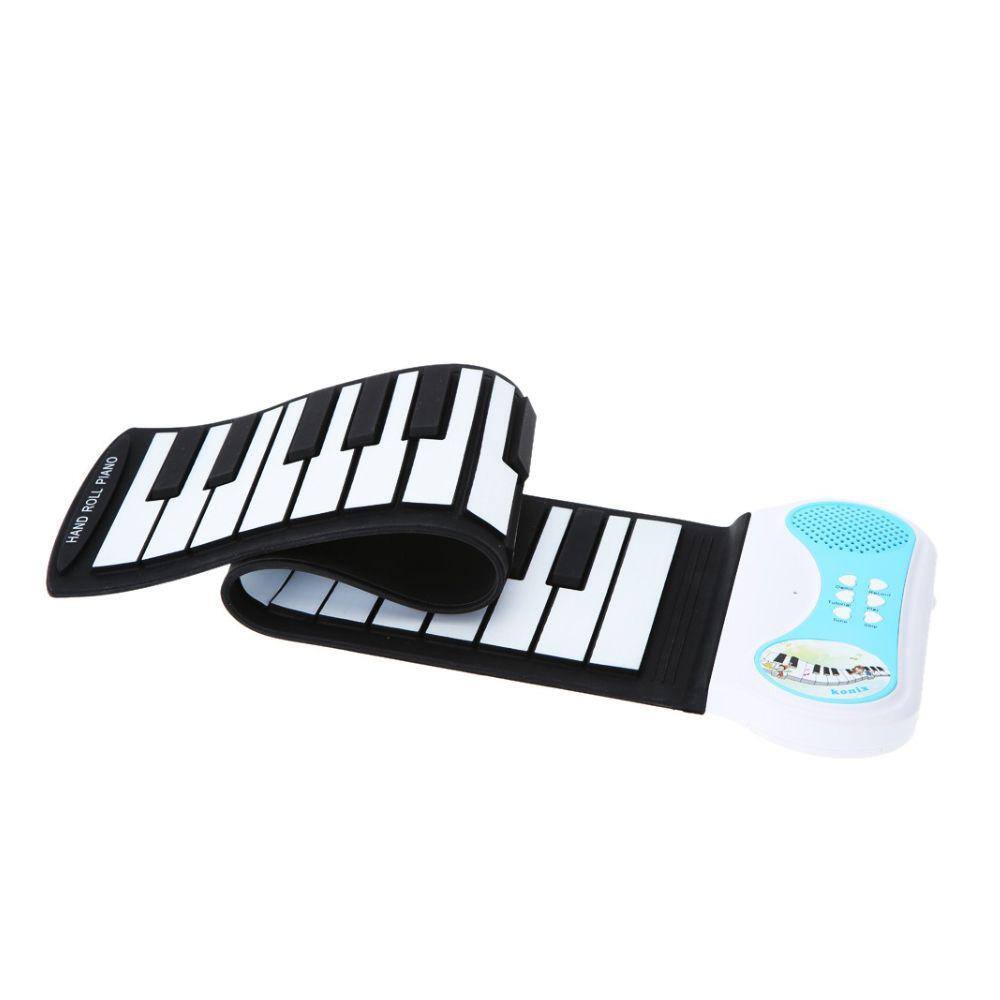 Teclado Musical Piano Digital em Silicone Flexivel Instrumento