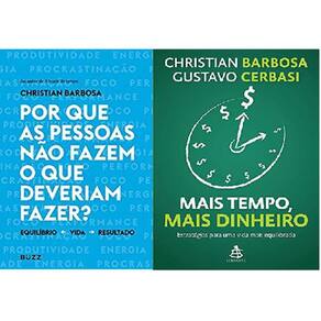Kit 2 Livros Christian Barbosa Mais Tempo, Mais Dinheiro +