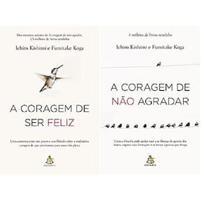 Kit 2 Livros Fumitake Koga A Coragem Ser Feliz + A Coragem