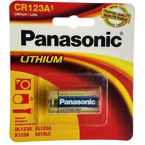 Kit 10 Baterias Cr123A 3V Panasonic Lithium
