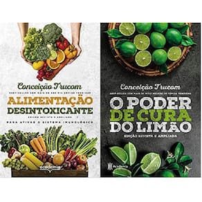 Kit 2 Livro Alimentação Desintoxicante + Poder Cura Do Limão
