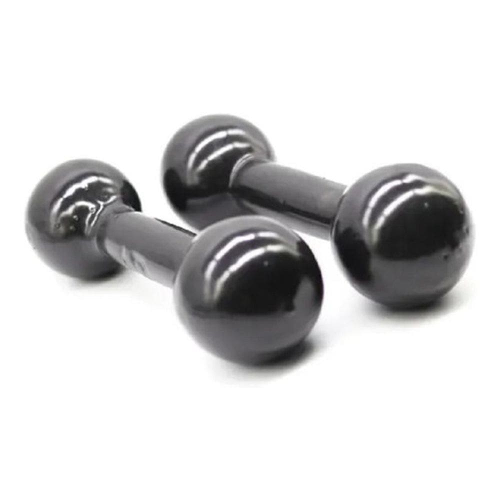 Par De Halter Emborrachado 9 Kg