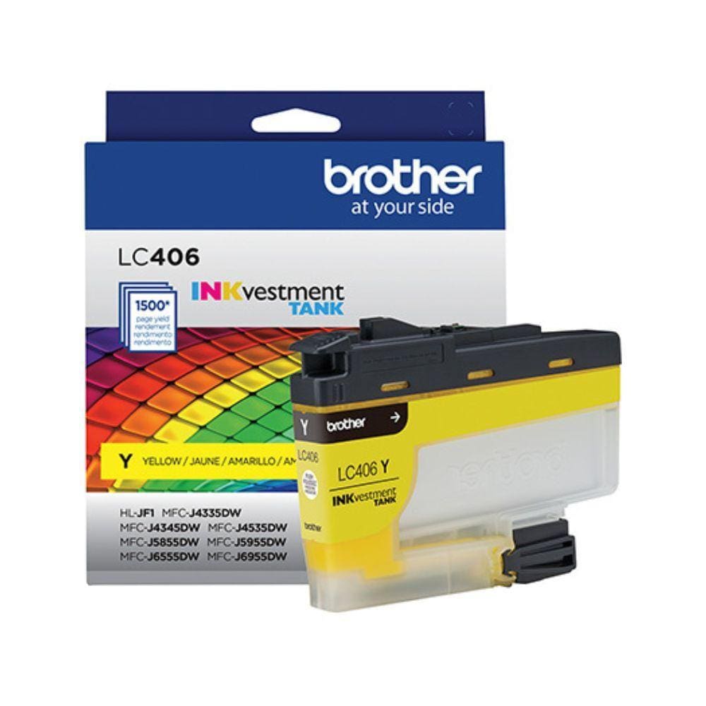 Cartucho Brother Amarelo - LC406YS