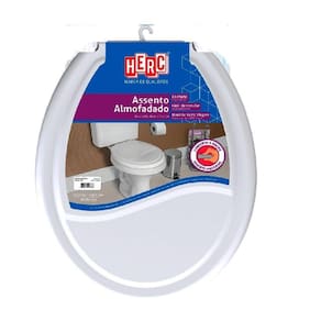 Assento Sanitário Herc Prime Almofadado Branco