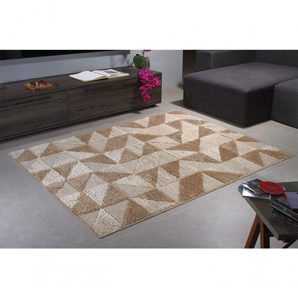 Tapete Sala Antiderrapante Jazz Trigo 2M X 2,5M Des 06