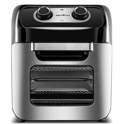 imagem-Fritadeira Britânia Air Fry Oven BFR2300P Antiaderente 12L - 110V