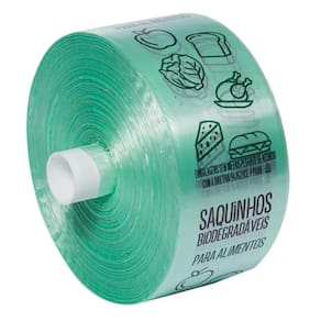 Bobina Biodegradável Para Alimentos 29X39Cm Fundo Estrela