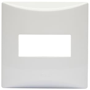 Placa Para 1 Módulo Com Suporte Brava Branca