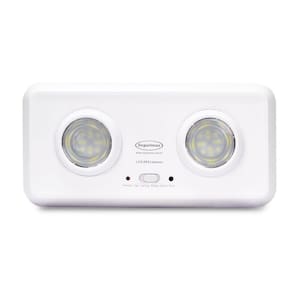 Luminária Luz Emergência LED Duo 400 Luméns Farois Embutidos