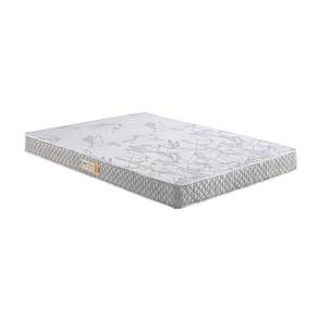 Colchão Casal Ecoflex Espuma D23 Ecoline Liso 138x188x12cm Cinza