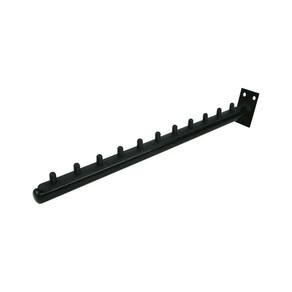 Kit 10 Arara Cabideiro Rt Tubular Inclinada 40Cm Parede Loja