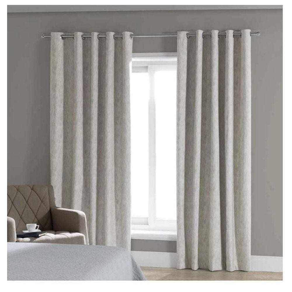 Cortina Digital Blackout 3,96X2,60M Paula D Bege - Dohler