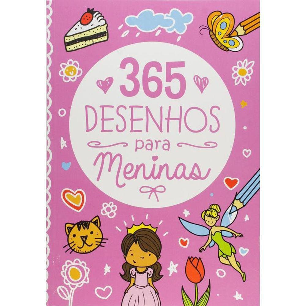 Livro 365 Desenhos Para Meninas
