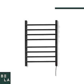 Flape - Toalheiro Térmico Grande Preto 220V - Lado Direito