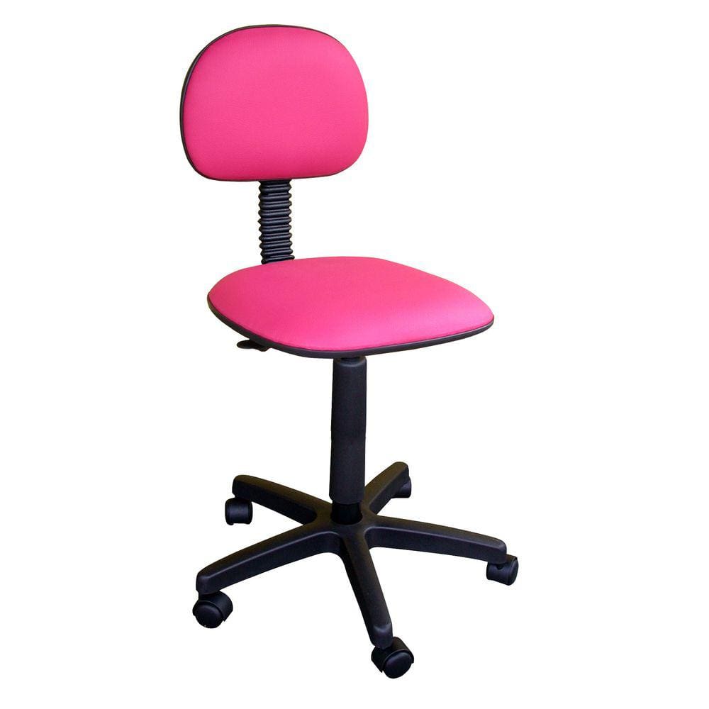 Cadeira Secretaria Giratória Corano Laminada Pistão Fixo