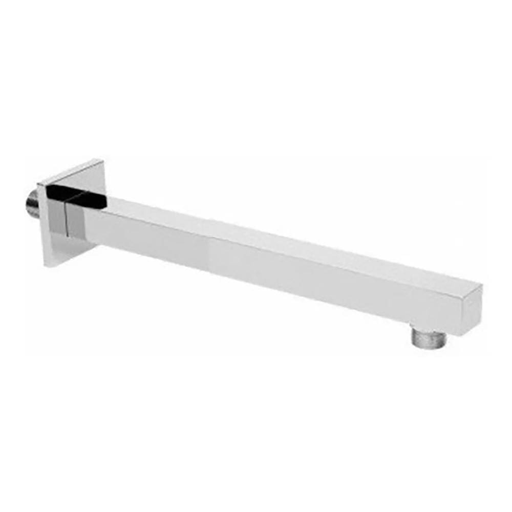 Braço/Tubo Quadrado Para Chuveiro/Ducha Inox 30 Cm Luxo