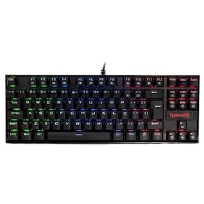 Teclado Mecânico Gamer Redragon Kumara Rgb Preto Switch Red