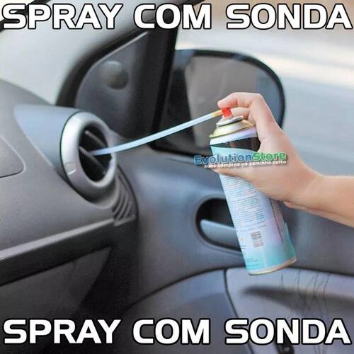 Spray Limpa Ar Condicionado KN Sonda Carro Novo Select Pro
