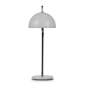 Abajur 7615 prata-13x46 cm-1L-Soq G9 max 40w-bivolt