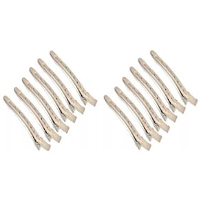 Kit 12 Presilha Grampos Clips De Cabelo Aço Inoxidável Metal