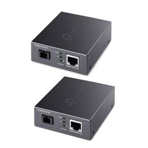 Kit Conversor De Mídia Wdm Gigabit Sc Fc311A E Fc311B Tplink