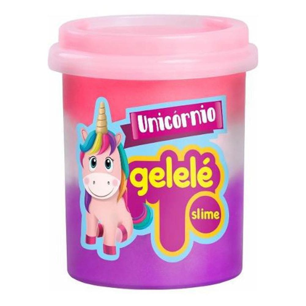 Slime De Unicórnio Gelele Com 24 152G Massinha Meleca
