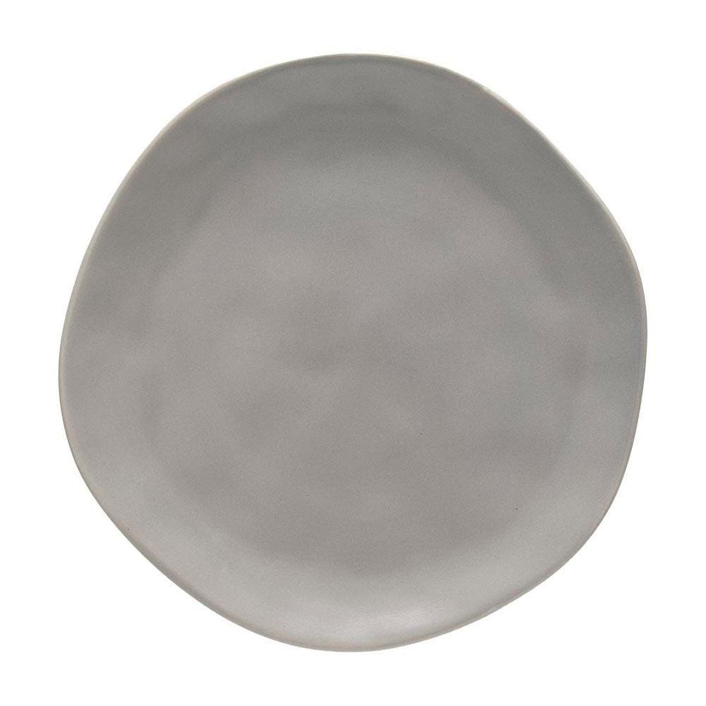 Prato Raso Organic Cerâmica Avulso Mesa de Jantar Decoração