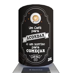 Capa Para Galão De Água Um Café Para Acordar 20 Litros