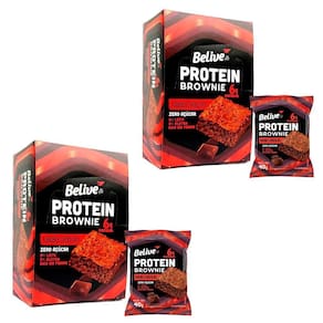 Kit 2X Brownie Protein Zero Açúcar Double Chocolate- Belive