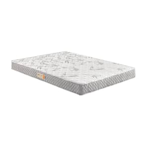 Colchão Casal Ecoflex Espuma D23 Ecoline Bordado 128x188x14cm Cinza