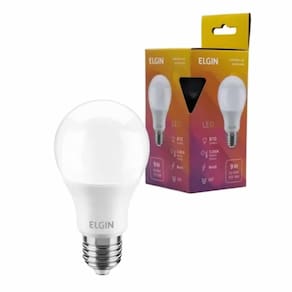 Lampada Led Bulbo 09W A60 3000K Elgin