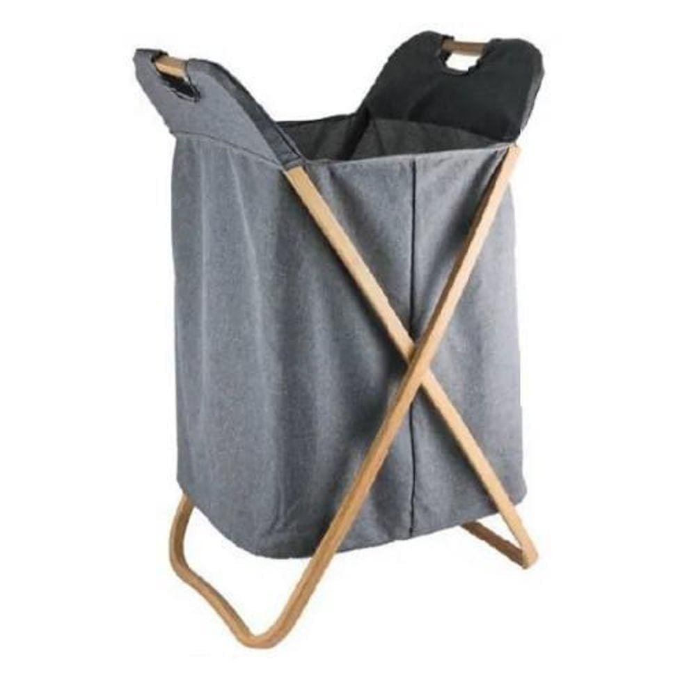 Bh20405 Cesto X P/Lavanderia C/Bambu Gre