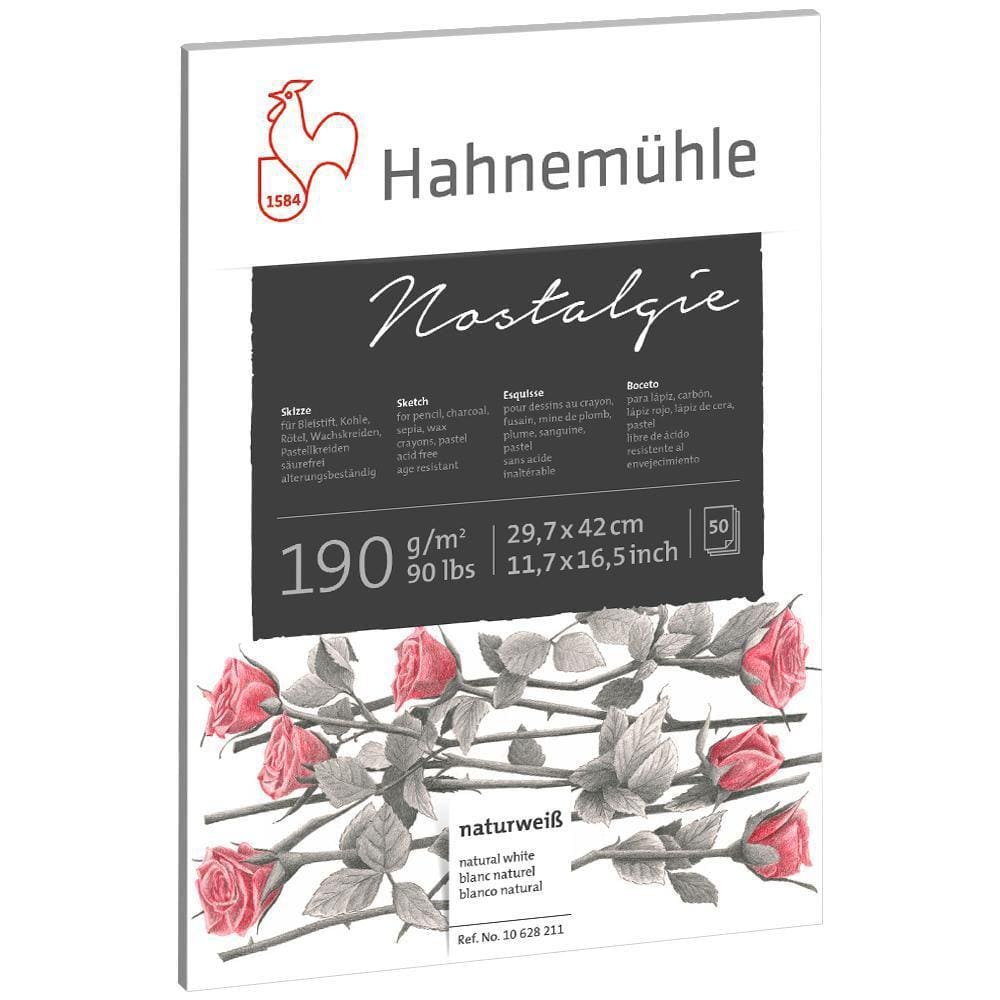 Bloco Hahnemühle Nostalgie 190G A3 50 Folhas