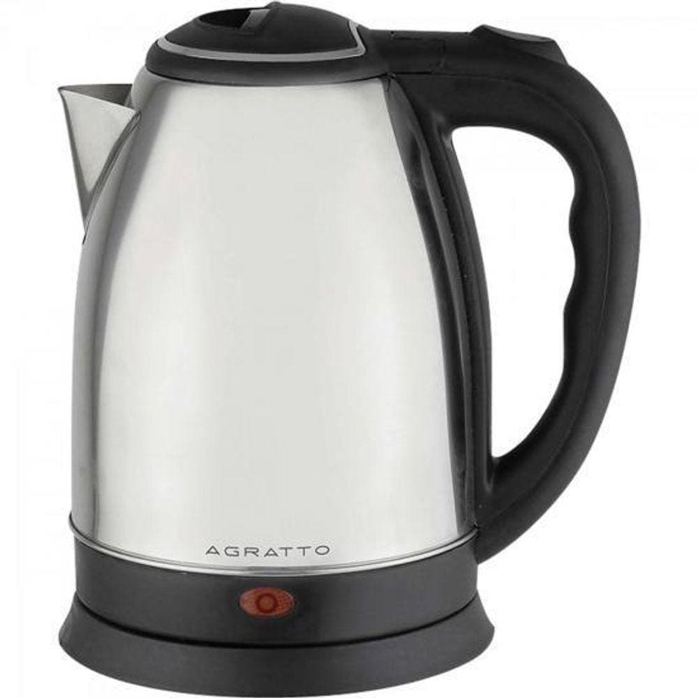 Chaleira Elétrica Em Aço Inox 220V Prata Agratto